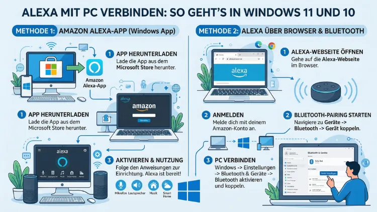 Alexa mit PC verbinden: So geht’s in Windows 11 und 10