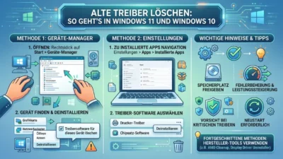 Alte Treiber löschen: So geht’s in Windows 11 und Windows 10