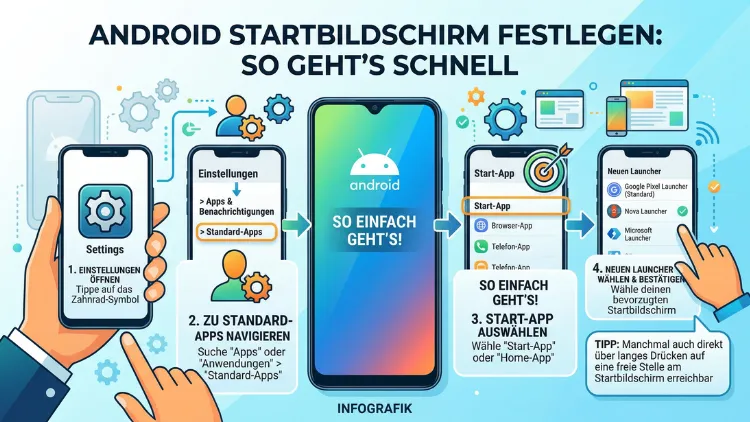 Android Startbildschirm festlegen: So geht’s einfach