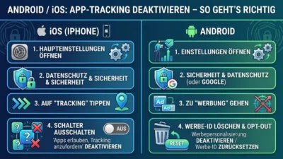 Android/iOS: App-Tracking deaktivieren – So geht’s richtig