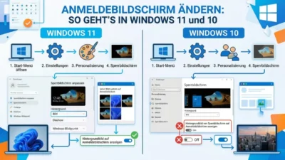 Anmeldebildschirm ändern: So geht’s in Windows 11 und 10