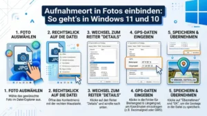 Aufnahmeort in Fotos einbinden: So geht’s in Windows 11 und 10