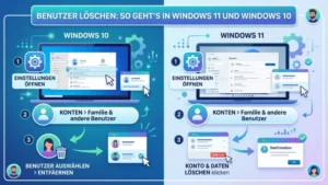 Benutzer löschen: So geht’s in Windows 11 und Windows 10