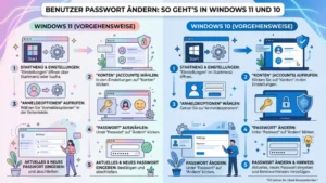 Benutzerpasswort ändern: So geht’s in Windows 11 und 10