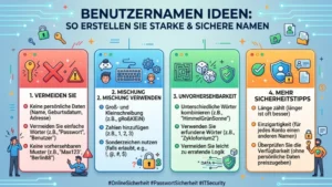 Benutzernamen Ideen: So erstellen Sie starke & sichere Namen