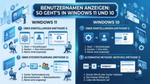 Benutzernamen anzeigen: So geht’s in Windows 11 und 10