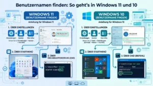 Benutzernamen finden: So geht’s in Windows 11 und 10