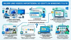 Bilder und Videos importieren: So geht’s in Windows 11 und 10
