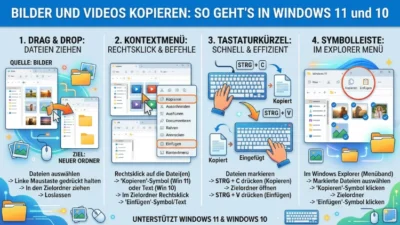 Bilder und Videos kopieren: So geht’s in Windows 11 und 10