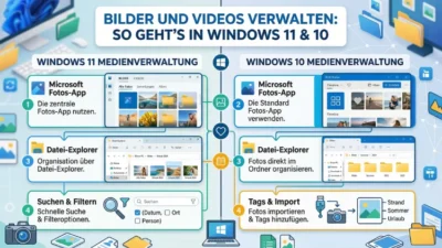 Bilder und Videos verwalten: So geht’s in Windows 11 und 10
