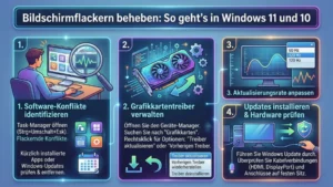 Bildschirmflackern beheben: So geht’s in Windows 11 und 10