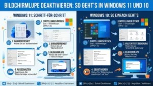 Bildschirmlupe deaktivieren: So geht’s in Windows 11 und 10