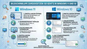 Bildschirmlupe zurücksetzen: So geht’s in Windows 11 und 10