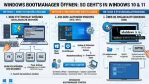 Bootmanager öffnen: So geht’s in Windows 11 und Windows 10