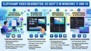Clipchamp Video bearbeiten: So geht’s in Windows 11 und 10