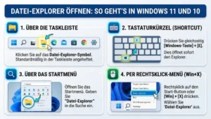 Datei-Explorer öffnen: So geht’s in Windows 11 und 10