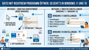 Datei mit richtigem Programm öffnen: So geht’s in Windows 11 und 10