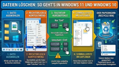 Dateien löschen: So geht’s in Windows 11 und Windows 10