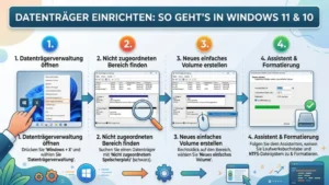 Datenträger einrichten: So geht’s in Windows 11 und 10