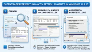 Datenträgerverwaltung aktiv setzen: So geht’s in Windows 11 und 10