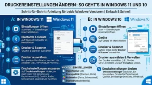 Druckereinstellungen ändern: So geht’s in Windows 11 und 10