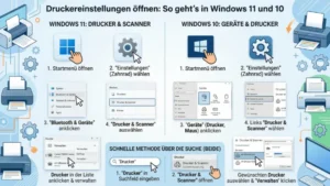 Druckereinstellungen öffnen: So geht’s in Windows 11 und 10
