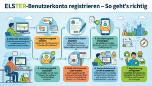 ELSTER-Benutzerkonto registrieren – So geht’s richtig