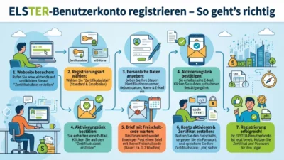 ELSTER-Benutzerkonto registrieren – So geht’s richtig