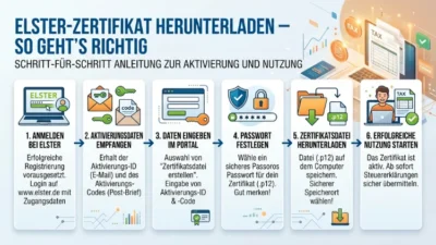 ELSTER-Zertifikat herunterladen – So geht’s richtig