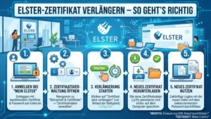 ELSTER-Zertifikat verlängern – So geht’s richtig