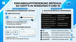 Eingabeaufforderung Befehle: So geht’s in Windows 11 und 10