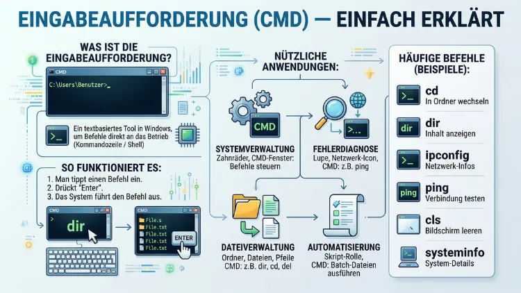 Eingabeaufforderung (CMD): Was ist das? Einfach erklärt