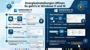 Energieeinstellungen öffnen: So geht’s in Windows 11 und 10