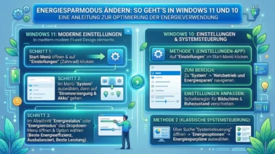 Energiesparmodus ändern: So geht’s in Windows 11 und 10