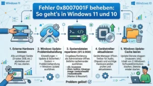 Fehler 0x8007001F beheben: So geht’s in Windows 11 und 10