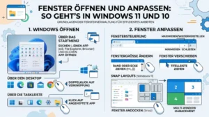 Fenster öffnen und anpassen: So geht’s in Windows 11 und 10