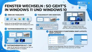 Fenster wechseln: So geht’s in Windows 11 und Windows 10