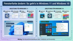 Fensterfarbe ändern: So geht’s in Windows 11 und Windows 10