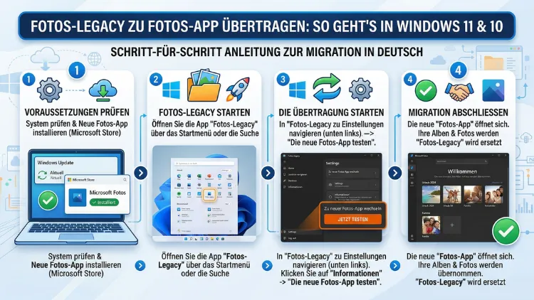 Fotos-Legacy zu Fotos-App übertragen: So geht’s in Windows 11 und 10