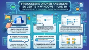 Freigegebene Ordner anzeigen: So geht’s in Windows 11 und 10