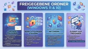 Freigegebene Ordner verwalten: So geht’s in Windows 11 und 10