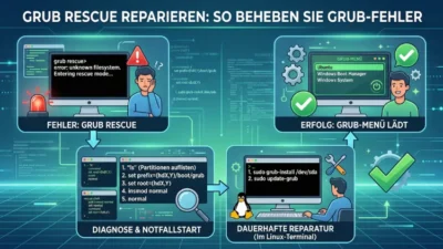 GRUB Rescue reparieren: So beheben Sie GRUB-Fehler