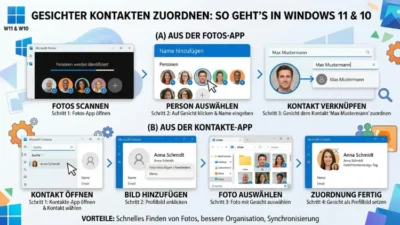Gesichter Kontakten zuordnen: So geht’s in Windows 11 und 10