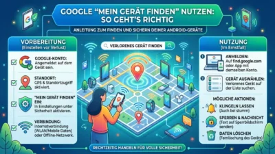 Google "Mein Gerät finden" nutzen: So geht’s richtig