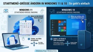 Größe des Startmenüs ändern: So geht’s in Windows 11 und 10