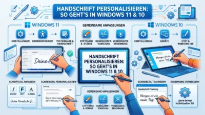 Handschrift personalisieren: So geht’s in Windows 11 und 10