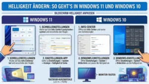 Helligkeit ändern: So geht’s in Windows 11 und Windows 10