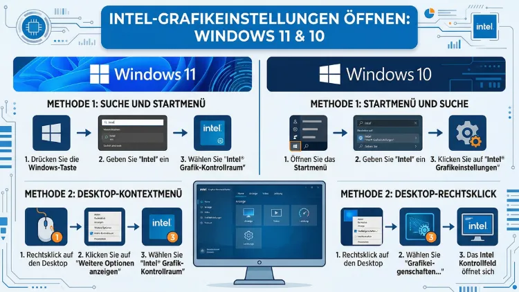 Intel-Grafikeinstellungen öffnen: So geht’s in Windows 11 und 10