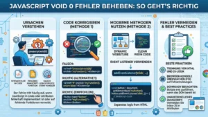 JavaScript Void 0 Fehler beheben: So geht’s richtig