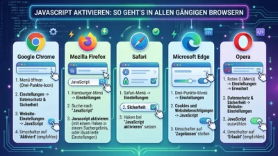 JavaScript aktivieren: So geht’s in allen gängigen Browsern